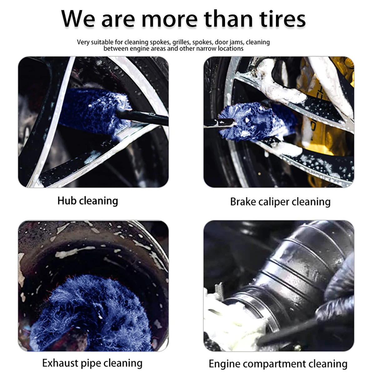Microfiber Wheel Cleaning Brush