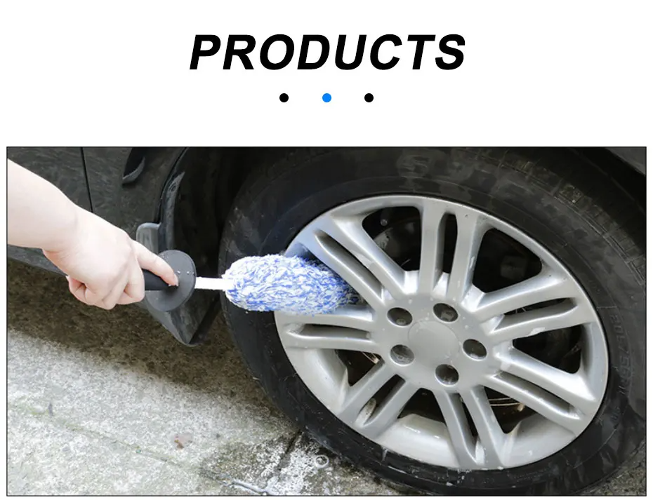 Microfiber Wheel Cleaning Brush