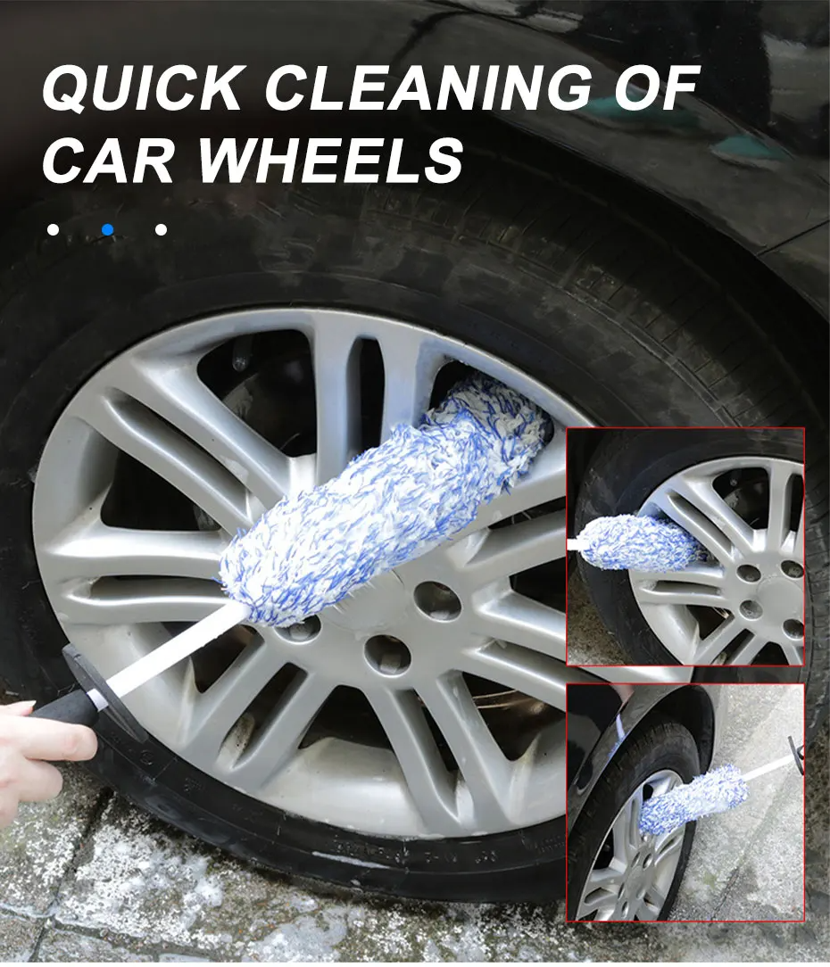 Microfiber Wheel Cleaning Brush