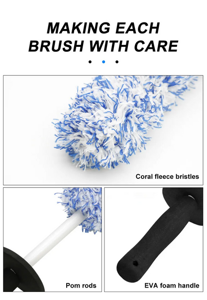 Microfiber Wheel Cleaning Brush