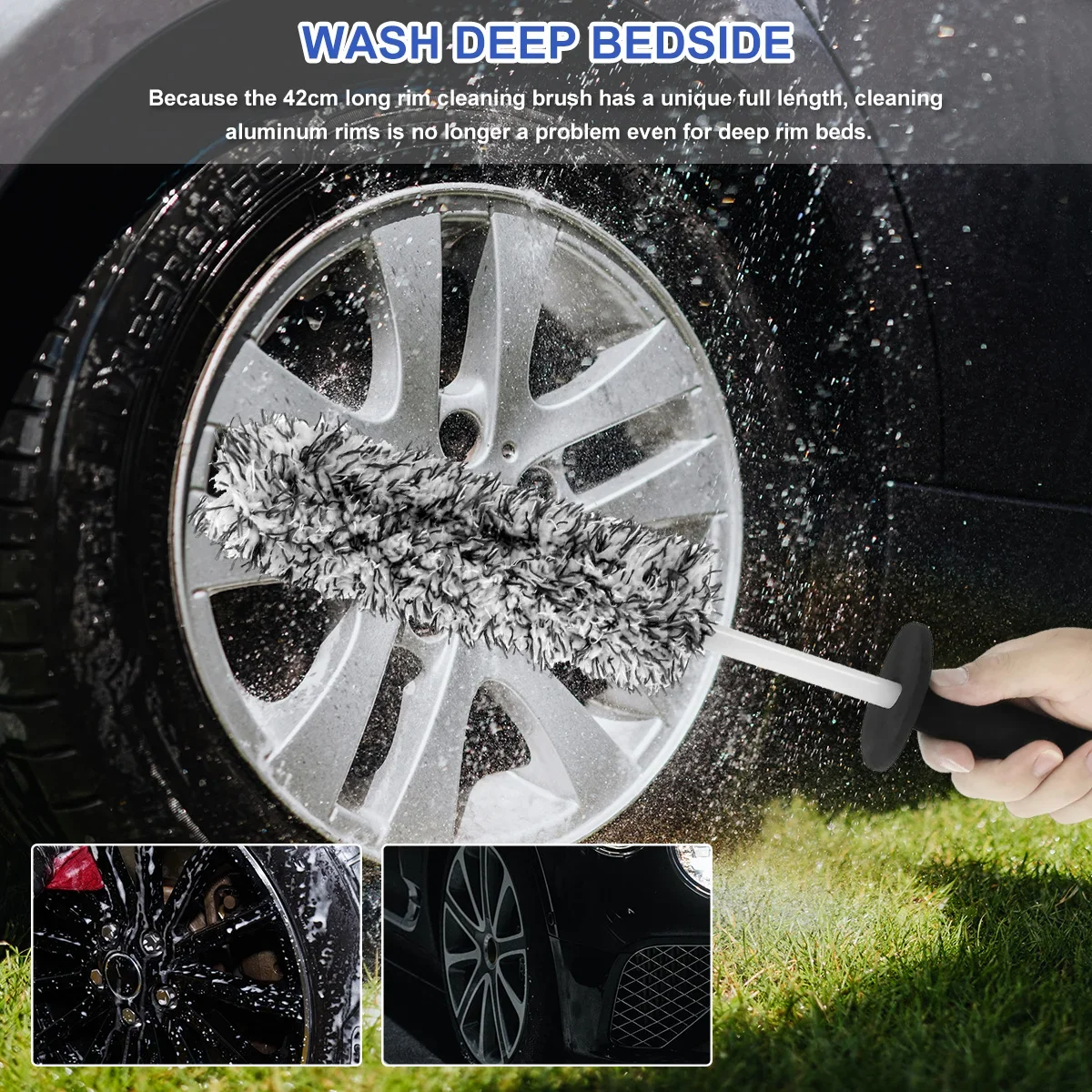 Microfiber Wheel Cleaning Brush