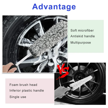 Microfiber Wheel Cleaning Brush
