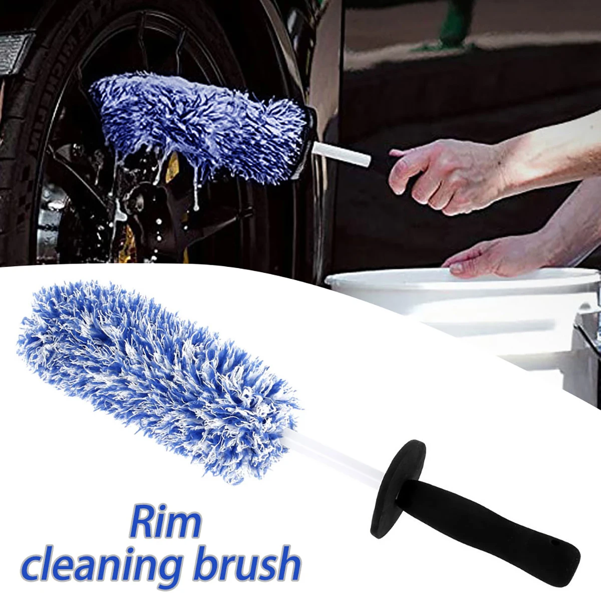 Microfiber Wheel Cleaning Brush